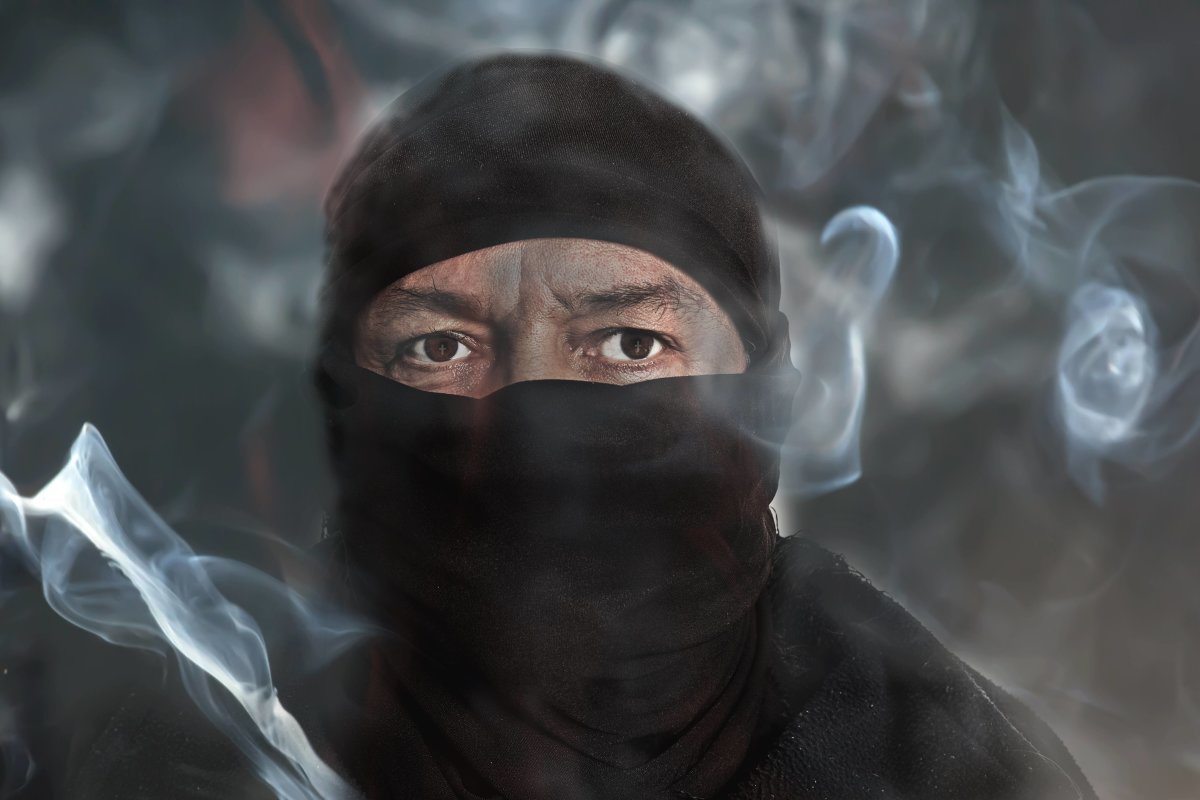 Portrait Of A Male Terrorist