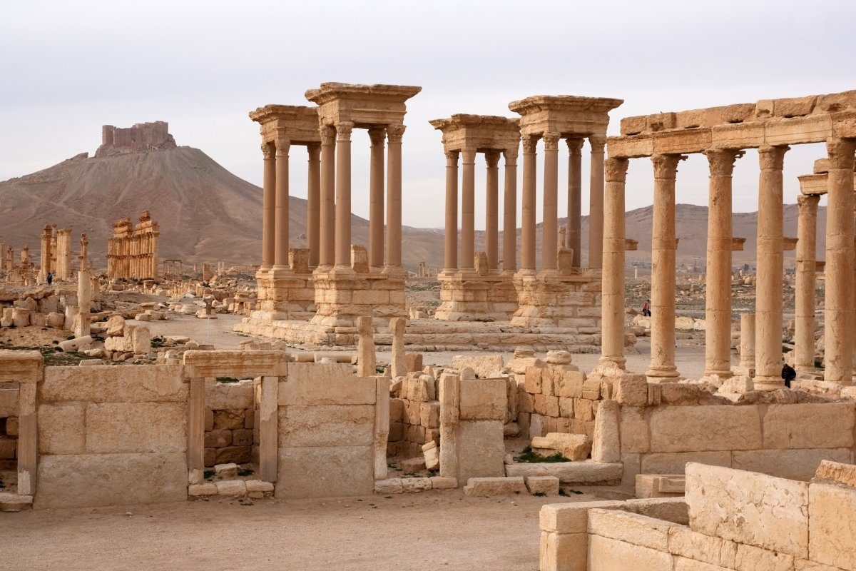 Ruins Of Ancient City Of Palmyra, Syria
