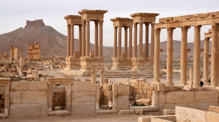 Ruins Of Ancient City Of Palmyra, Syria