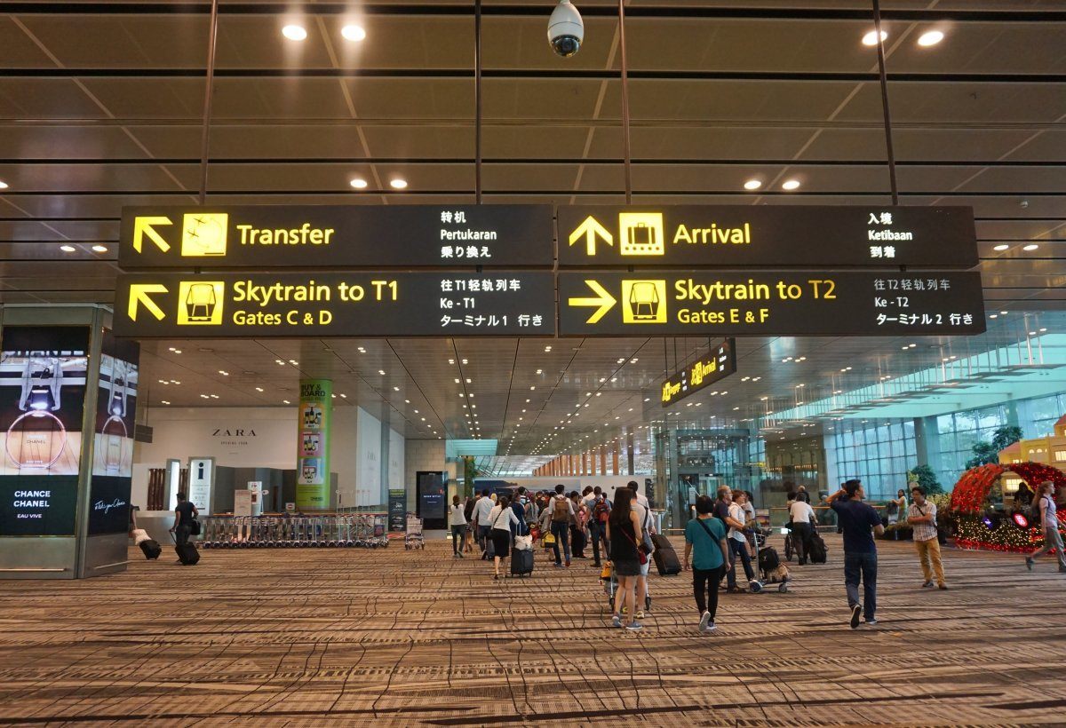 Singapore Changi International Airport, A Major Aviation Hub In Asia
