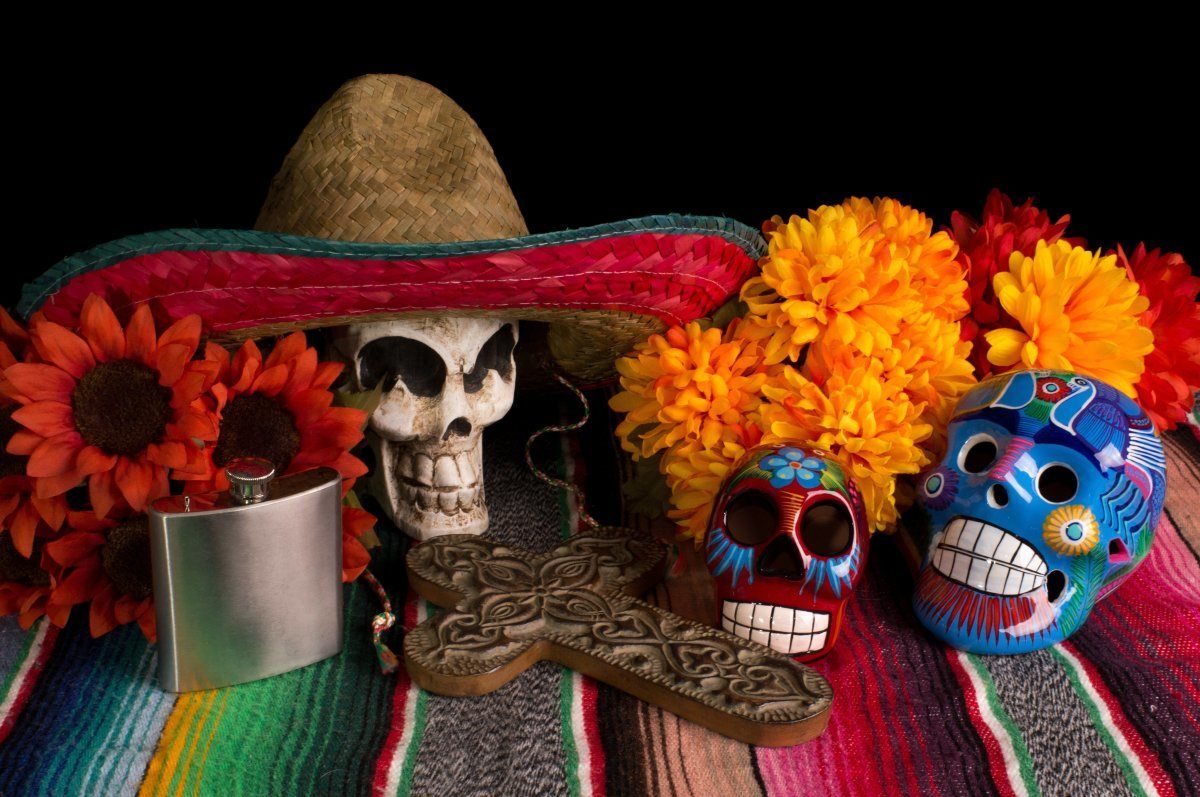 Traditional Dia De Los Muertos Day Of The Dead