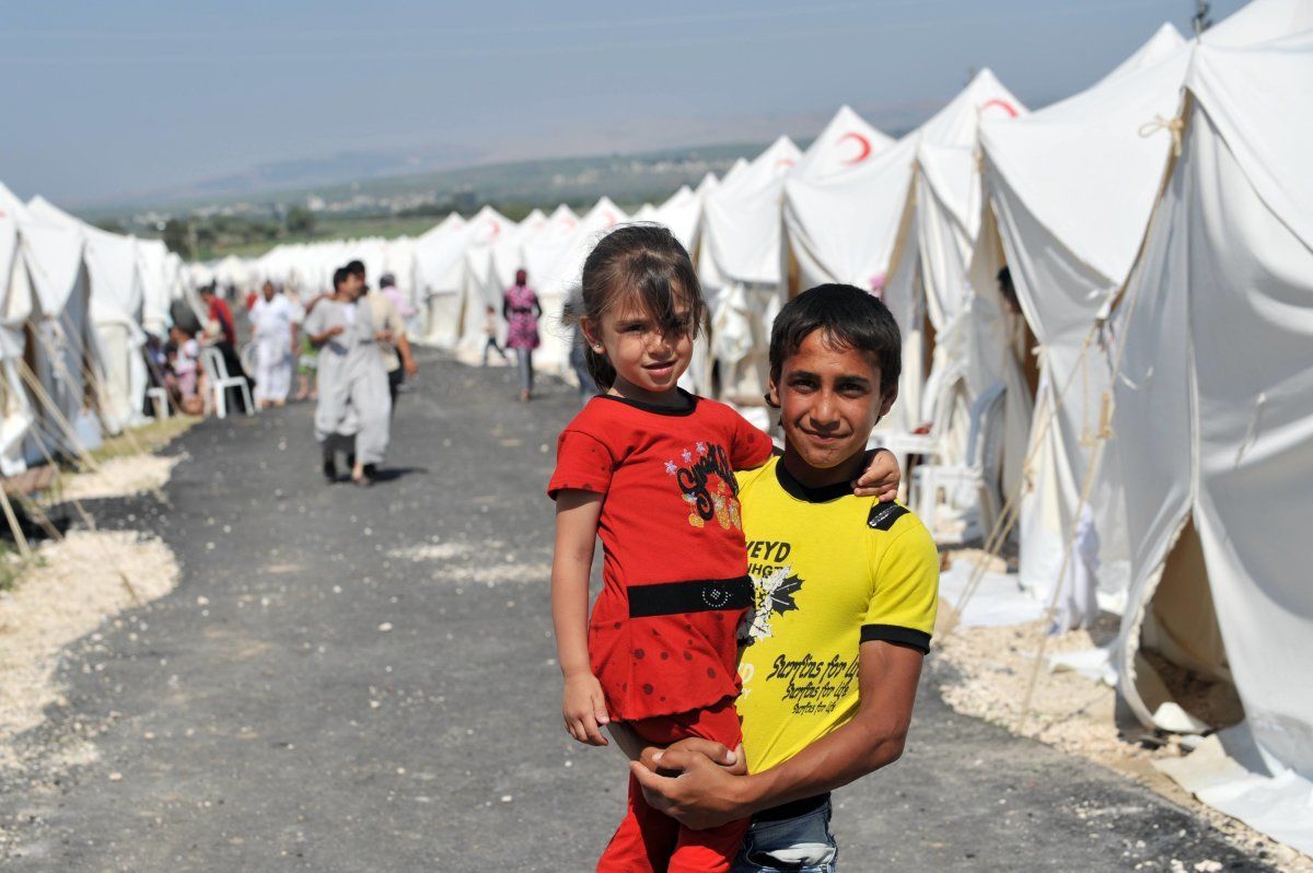 Turkish-Syrian Border Refugee Camp