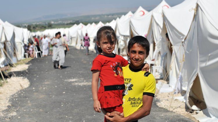 Turkish-Syrian Border Refugee Camp