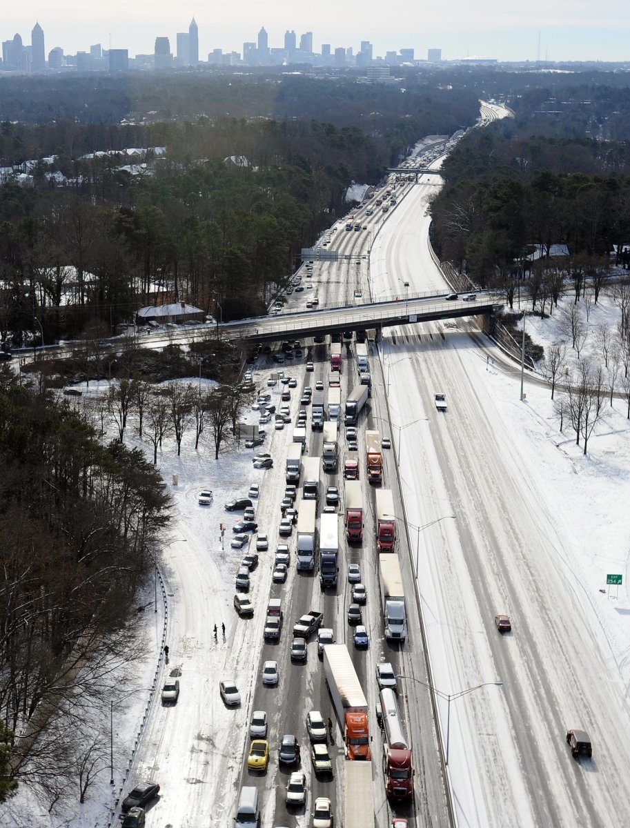 Atlanta snow jam