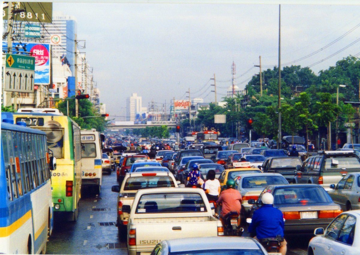 Bangkok traffic jam