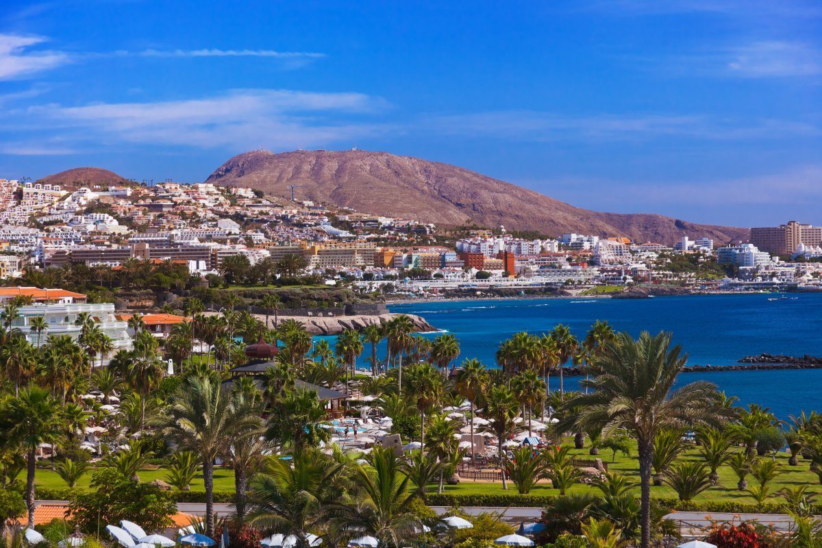 Beach Las Americas In Tenerife Island