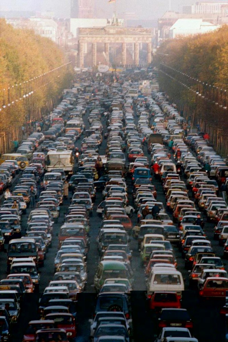 Berlin traffic jam