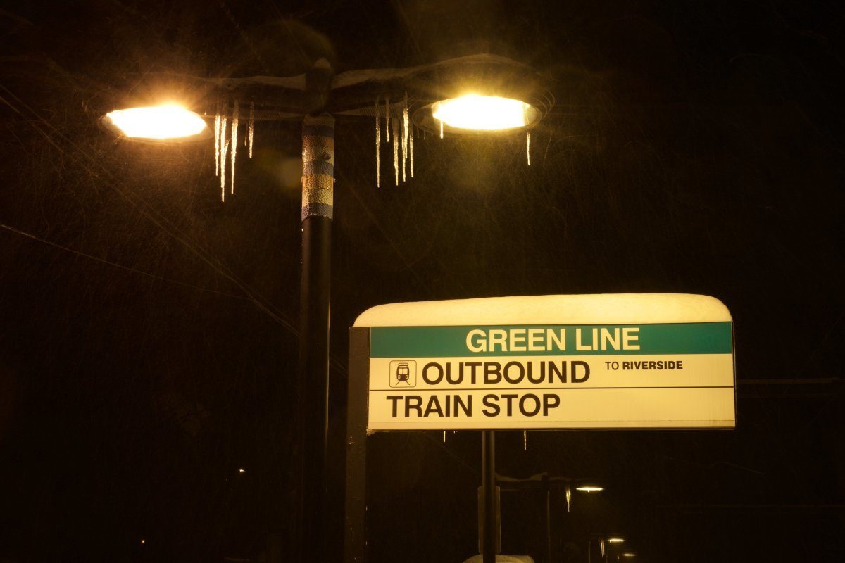 Boston Green Line Train Station