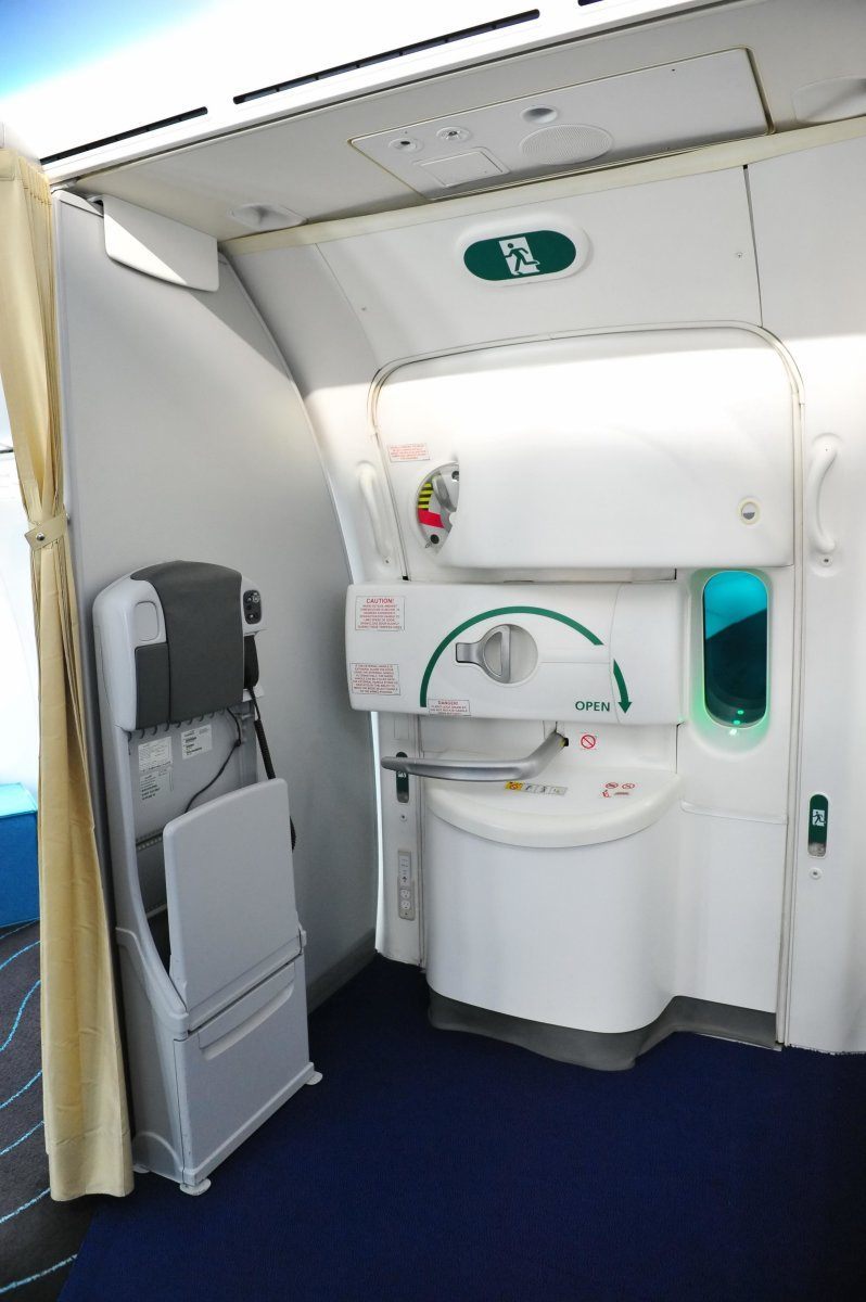 Door And Flight Attendant Seat