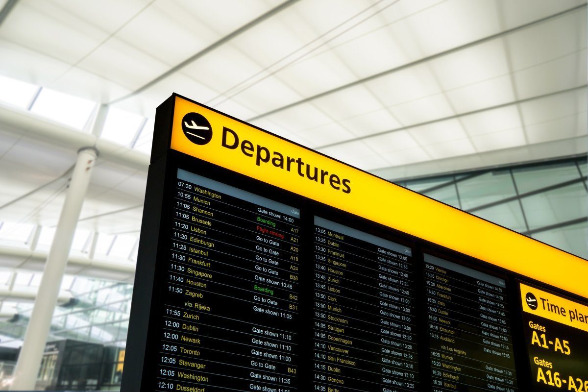 Flight Information, Arrival, Departure At The Airport