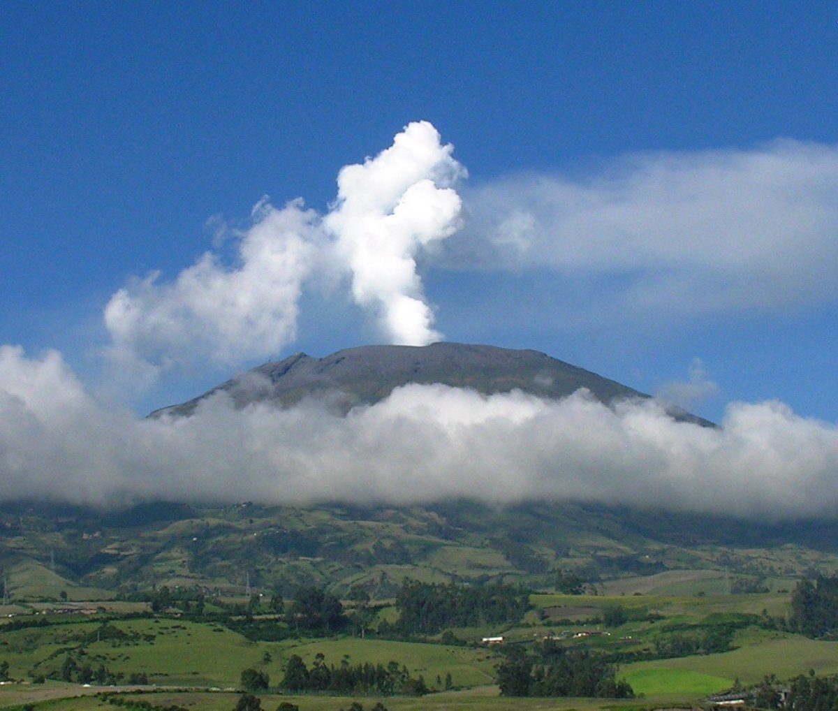 Galeras volcano