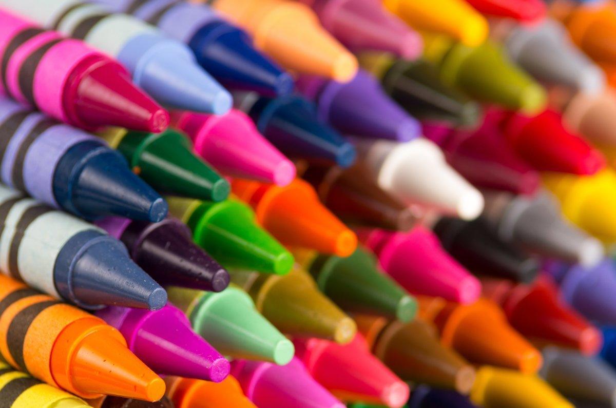 Multicolored Crayons