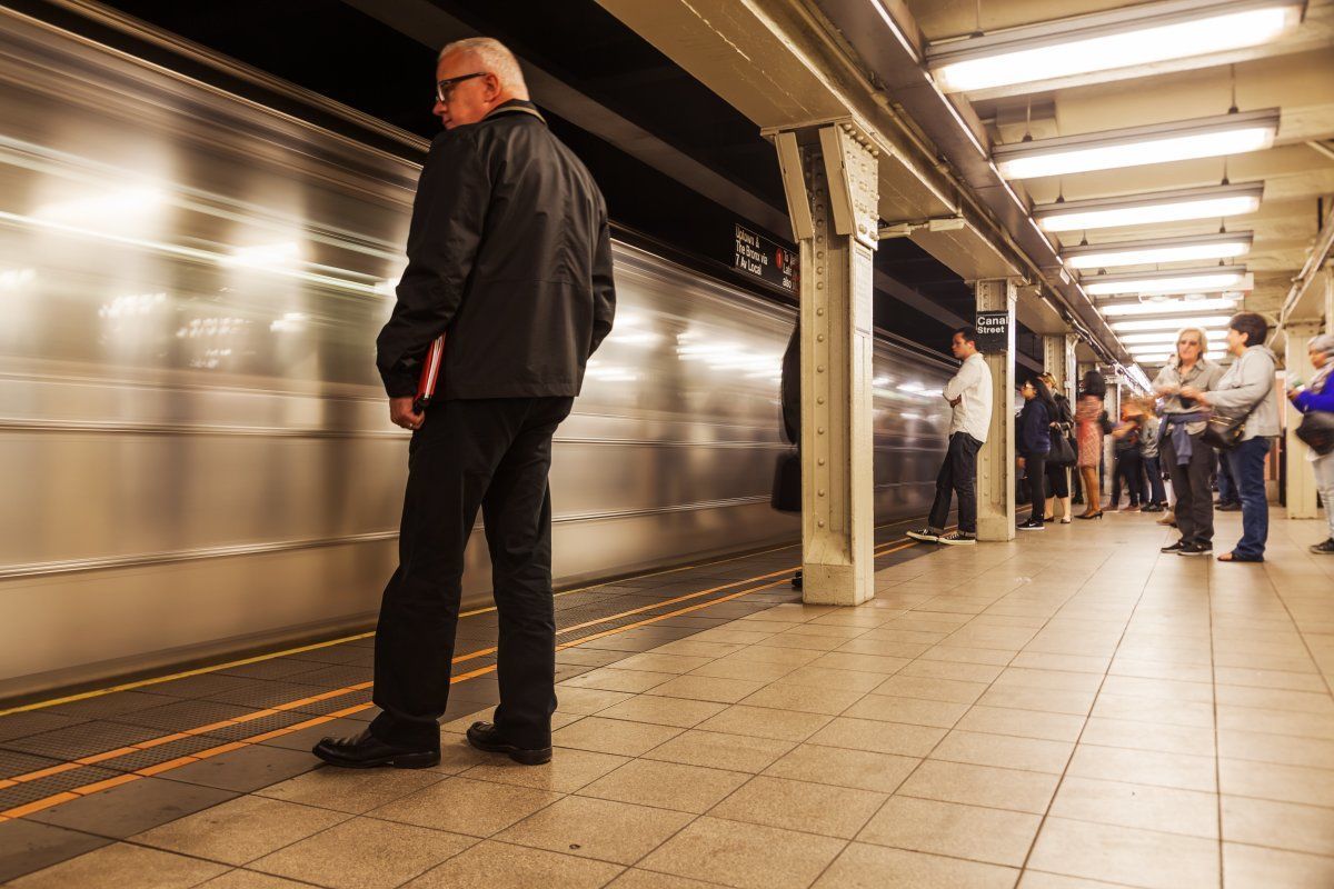New York City - Subway Station In Manhattan