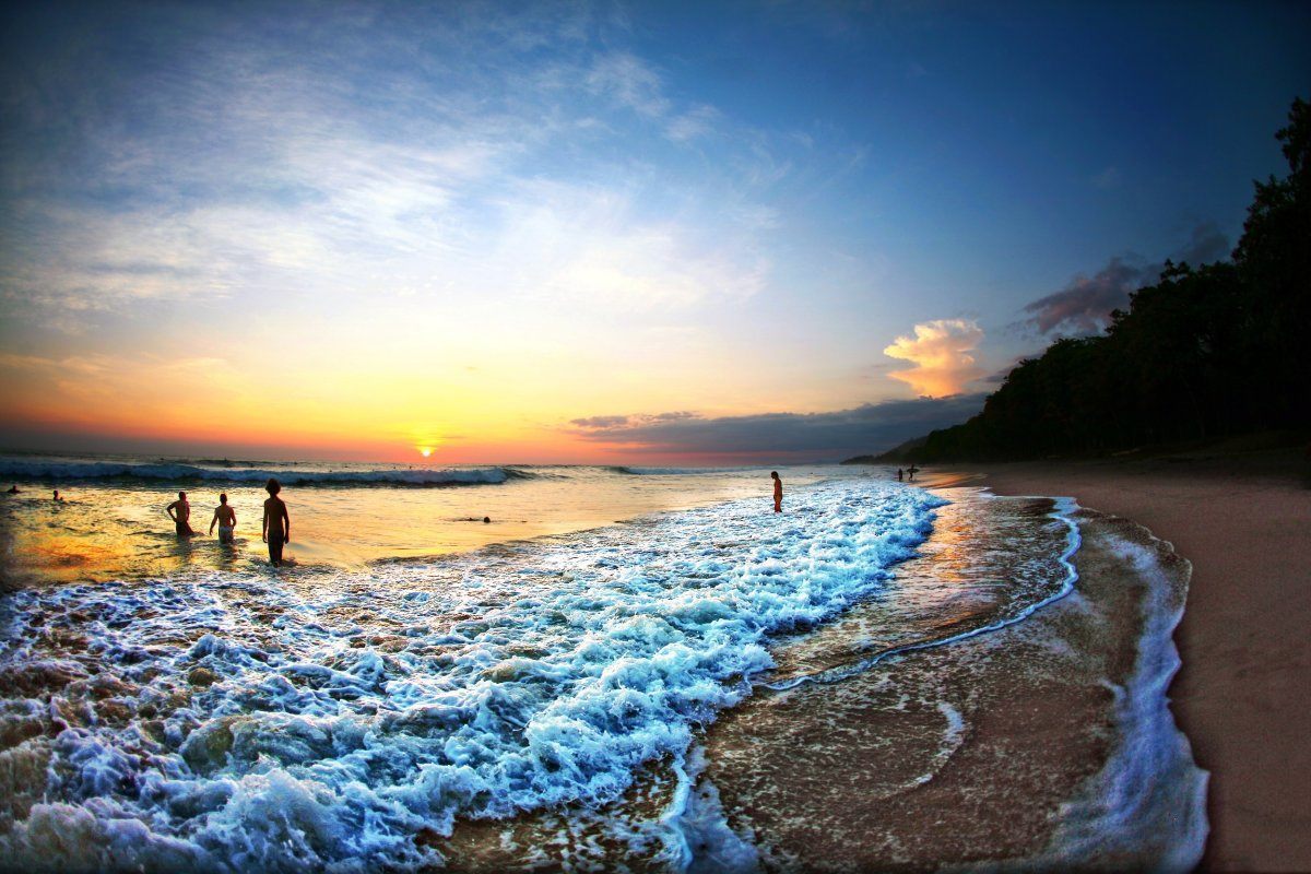 People Swimming In Costa Rica