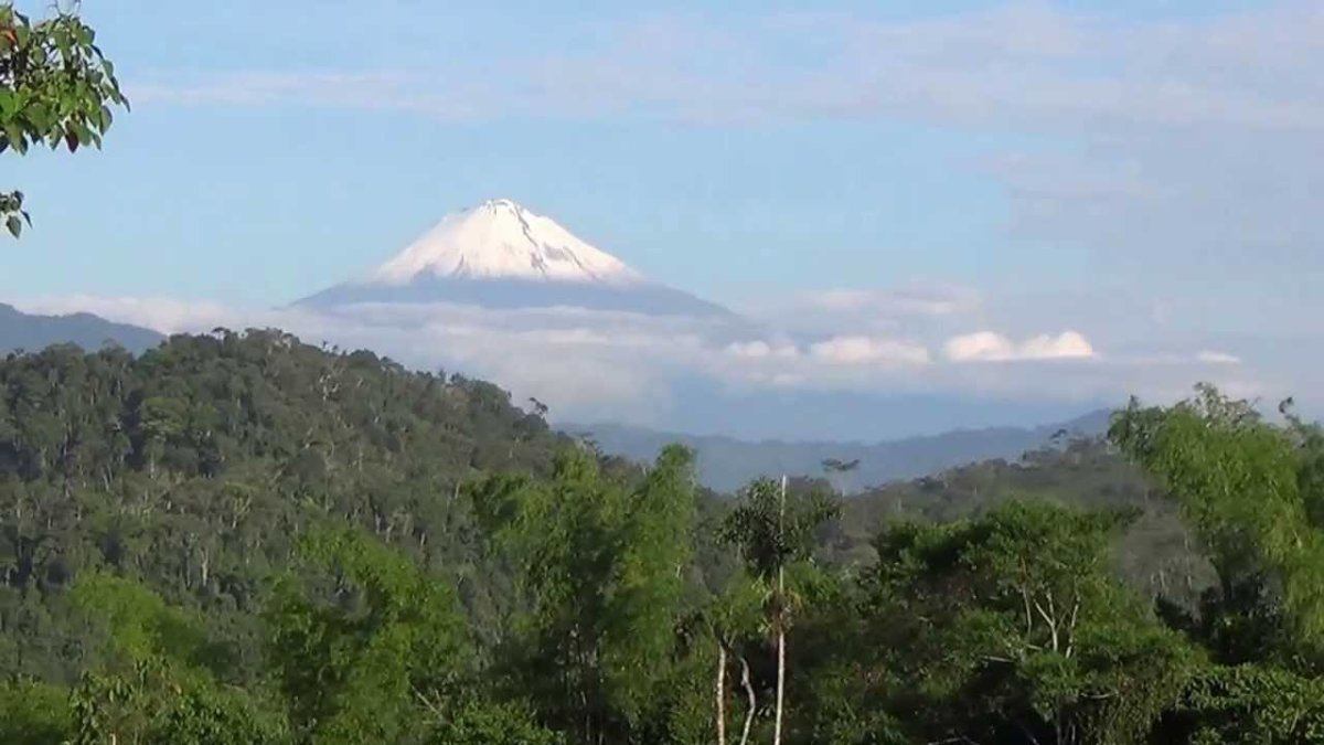 Sangay volcano Ecuador