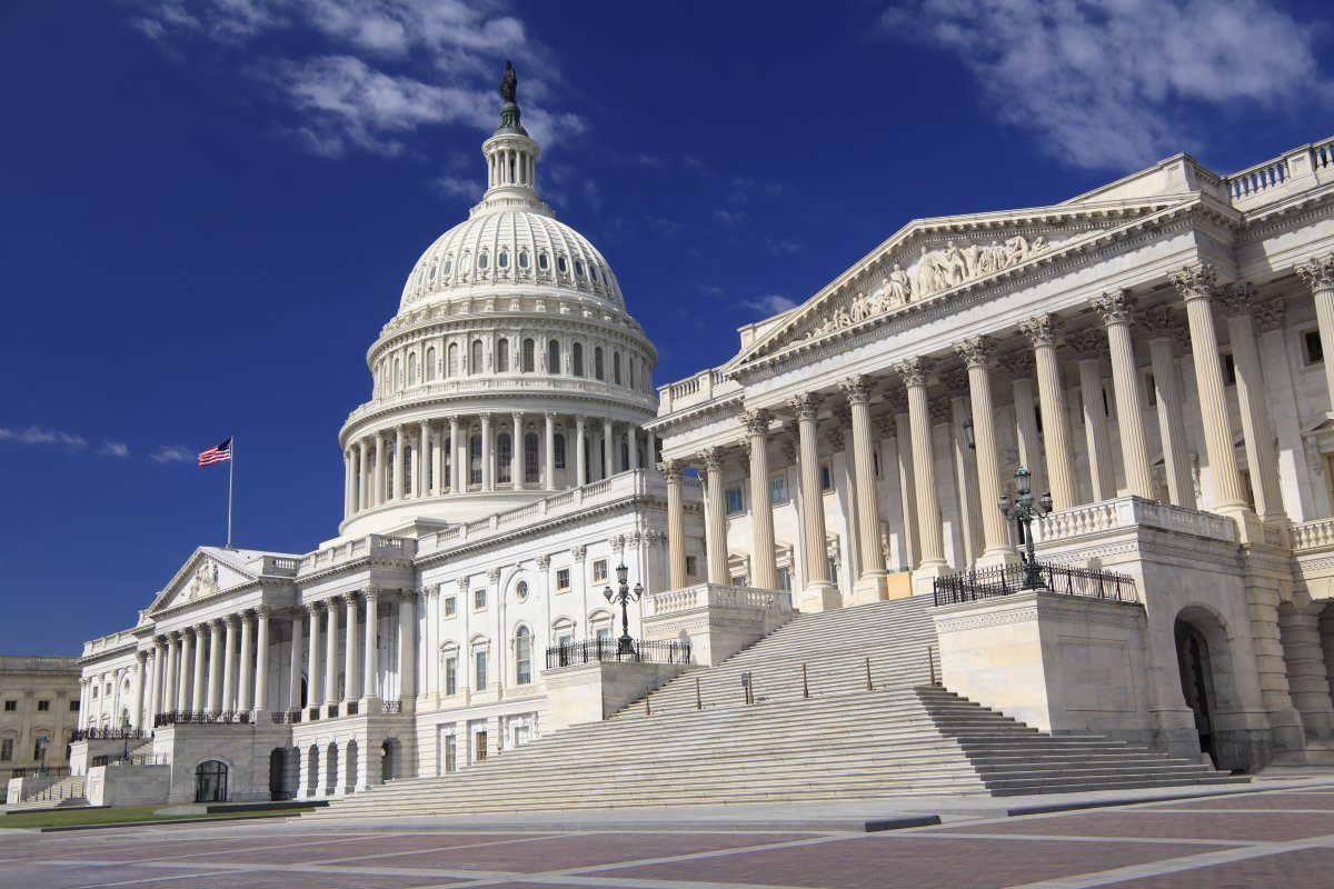 The Eastern Facade Of The Us Capitol Building