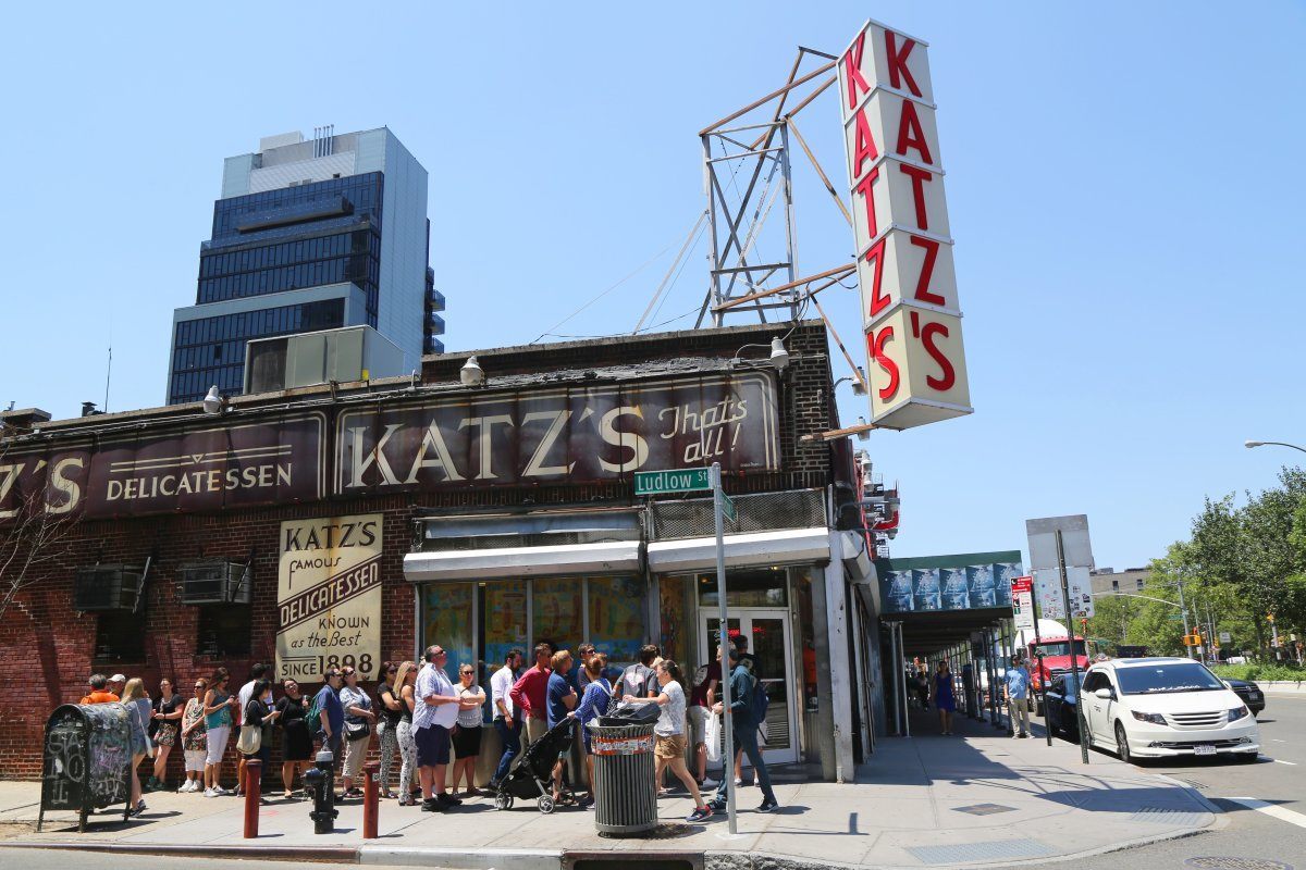 The Historical Katz Delicatessen Lower East Side In Manhattan