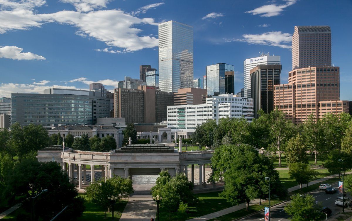 The Mile High City Denver Skyline