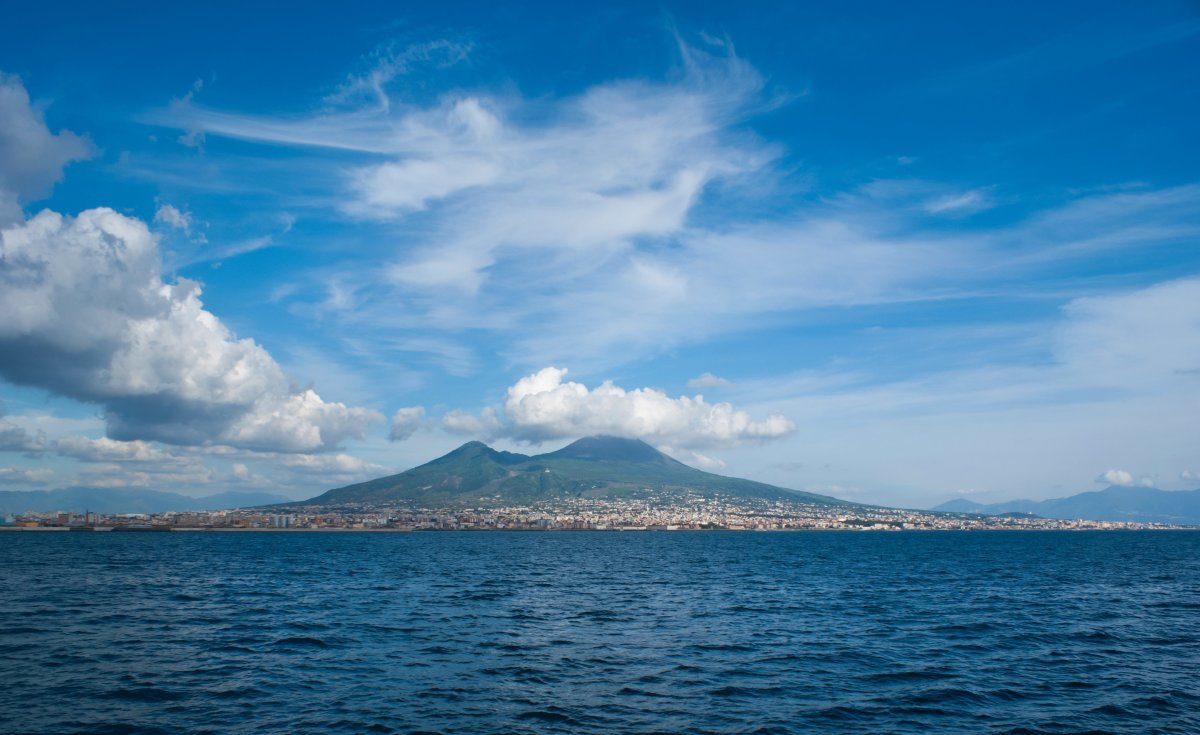 The View On The Great Mount Vesuvius