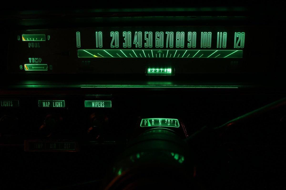 Vintage 1966 Automobile Dashboard