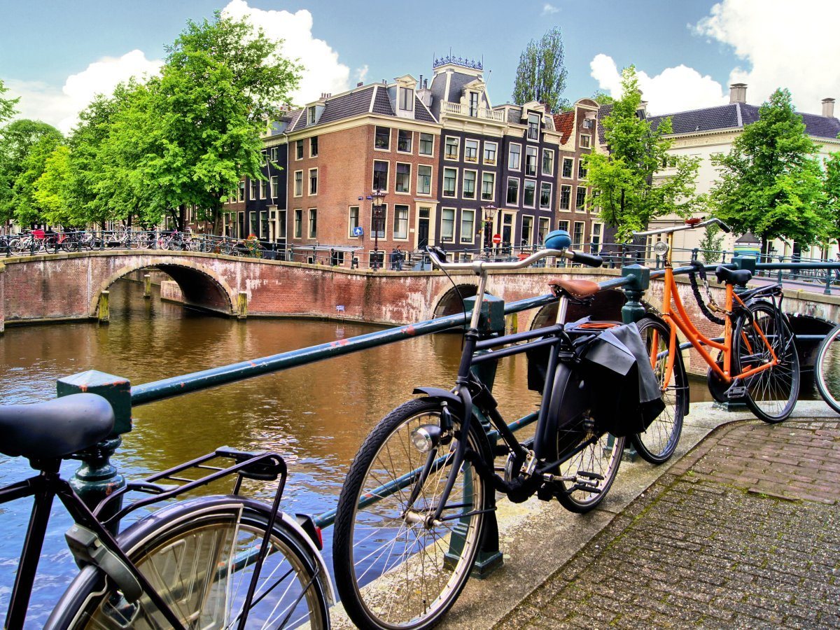 Amsterdam Canal Scene