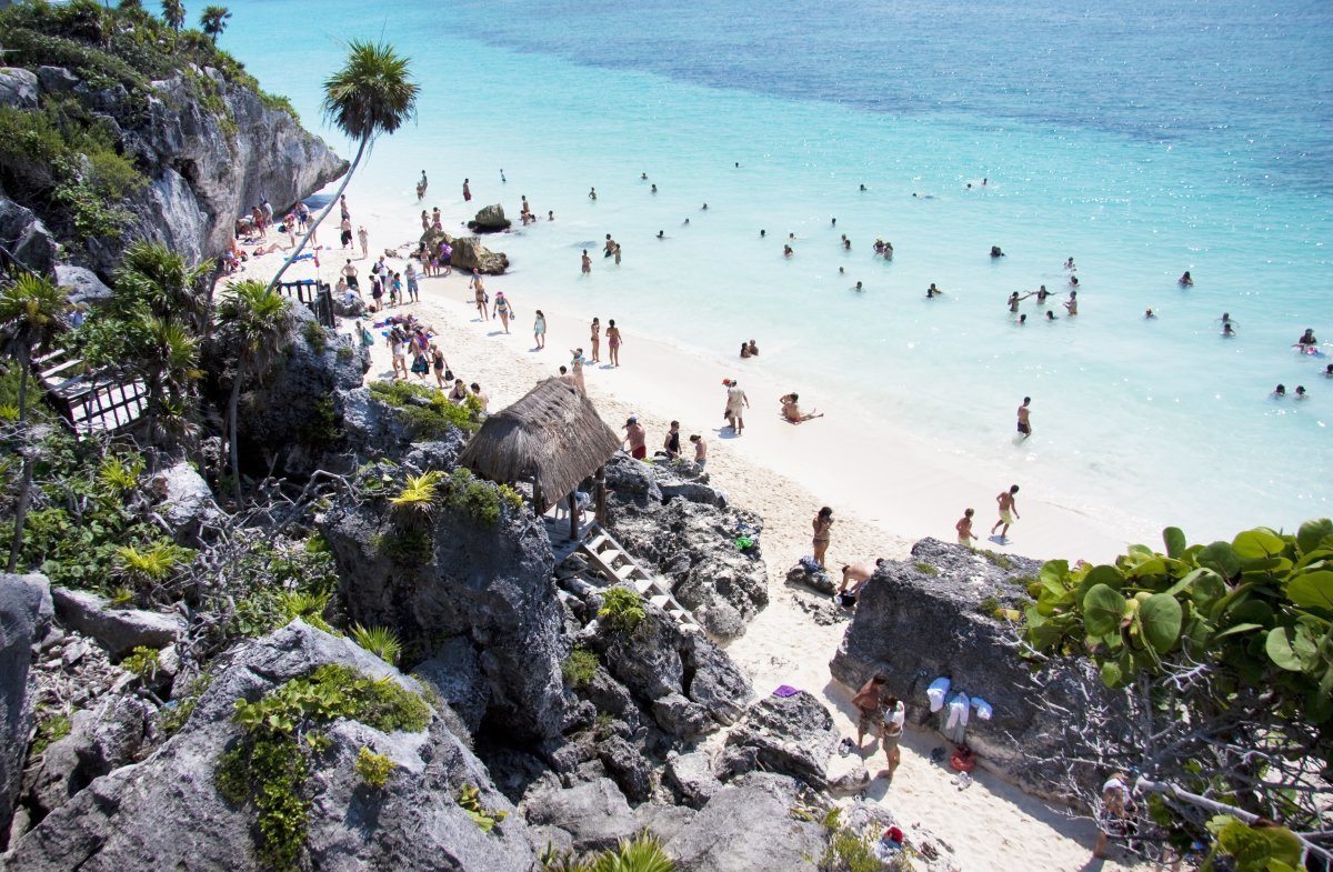 Beach In Tulum Mexico
