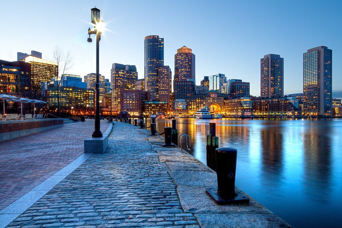 Boston Harbor Massachusetts.