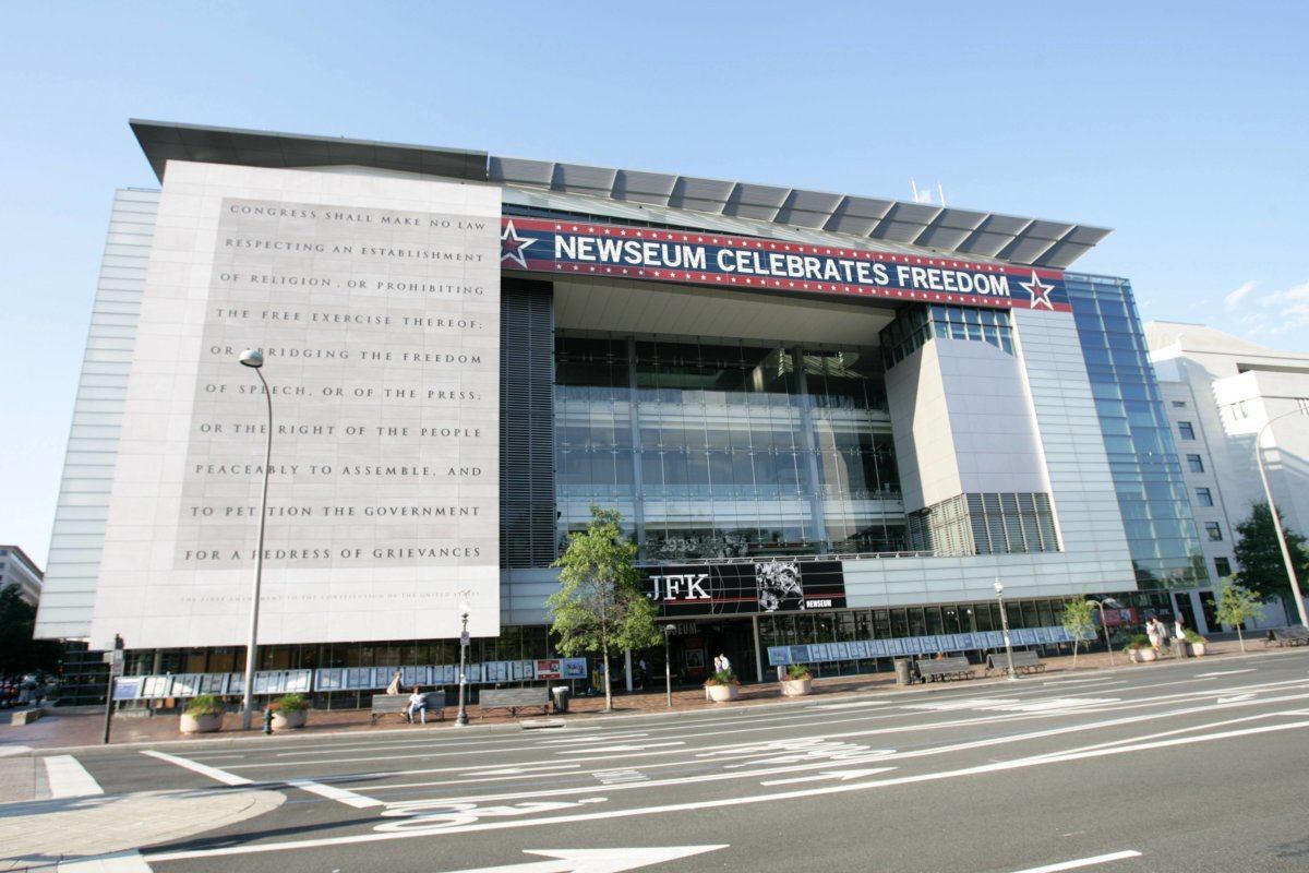 Exterior View Of The Newseum