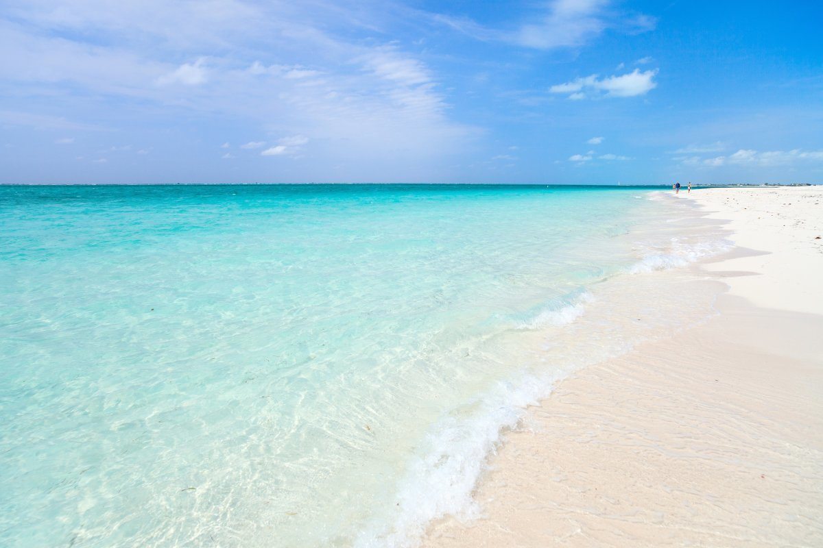 Grace Bay Beach At Providenciales On Turks And Caicos Islands