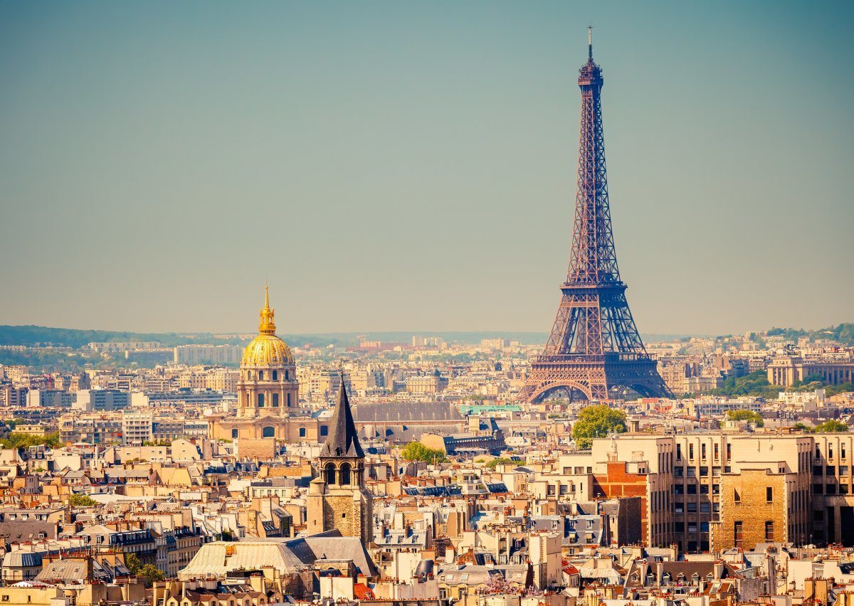View On Eiffel Tower, Paris, France