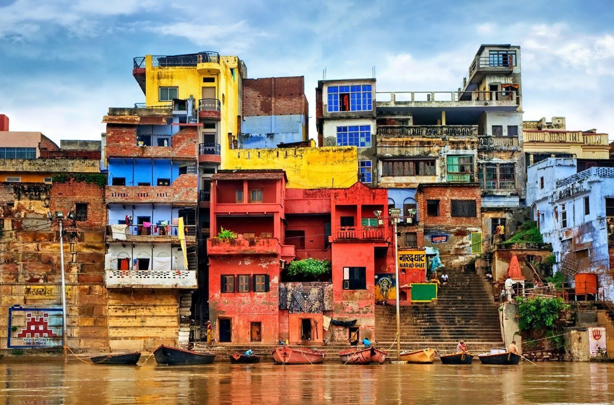 Banks Of River Ganges, Varanasi, India