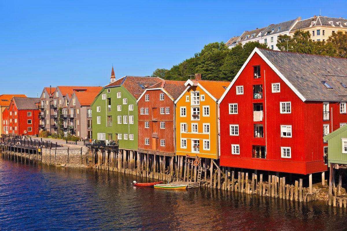 Cityscape Of Trondheim, Norway