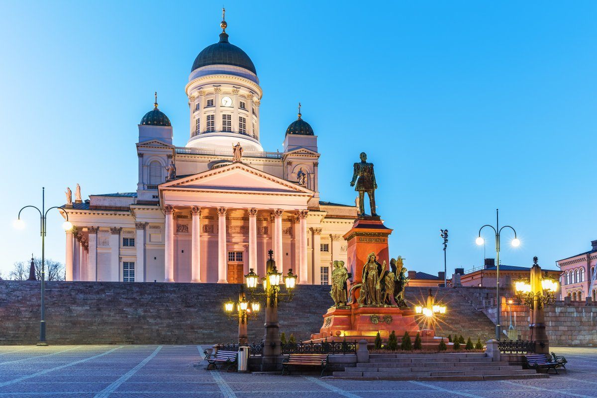 Famous Landmark In Finnish Capital Helsinki