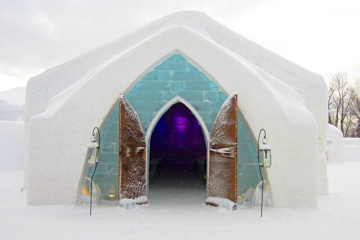 Hotel De Glace In Quebec, Canada