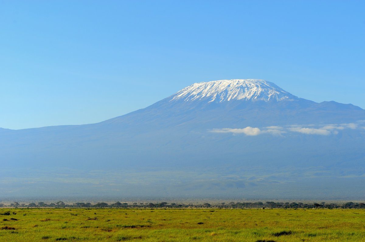 Snow On Top Of Mount Kilimanjaro