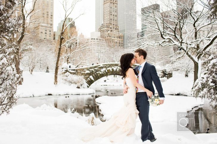Winter Wedding in Central Park