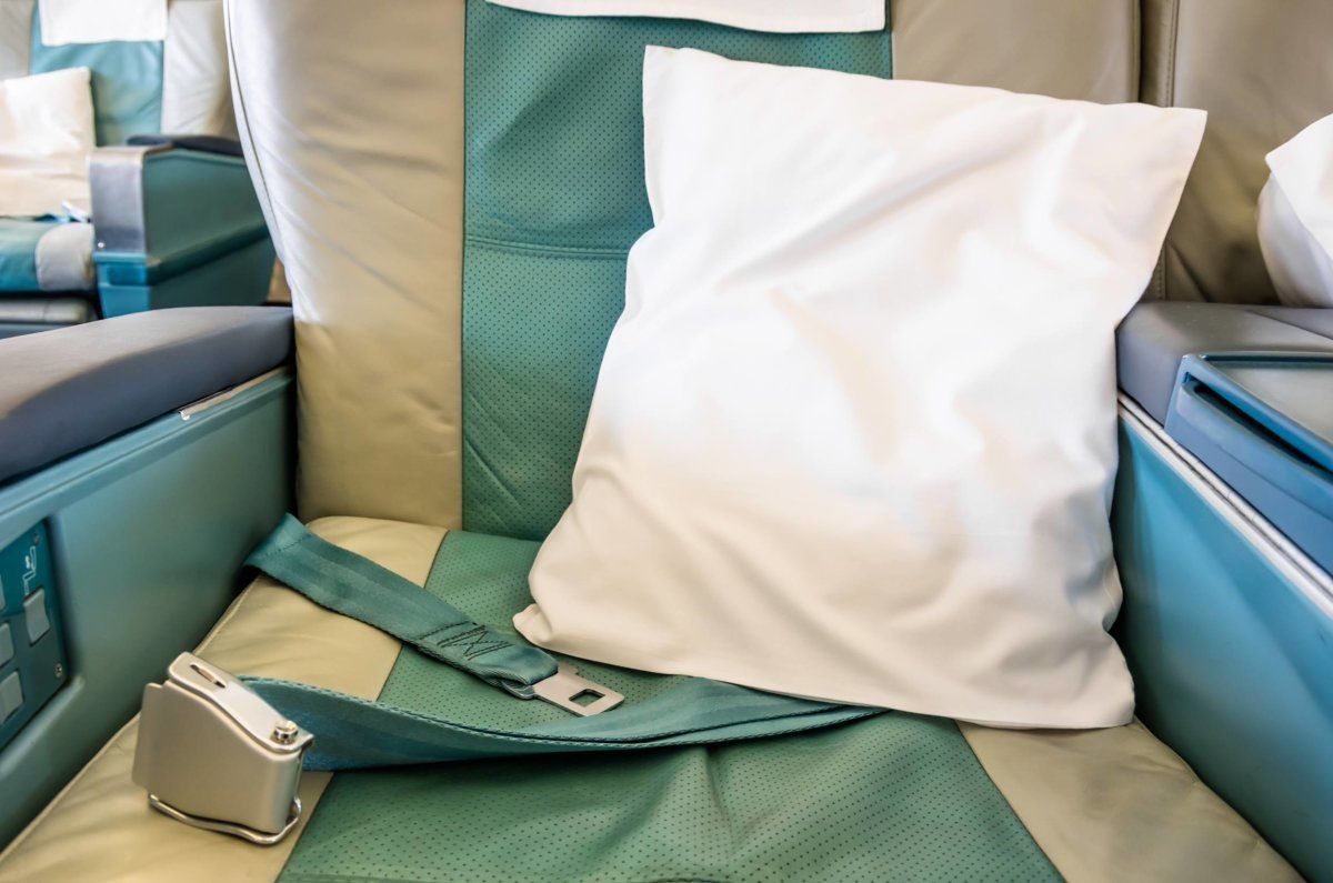 Airplane Seat - Close Up