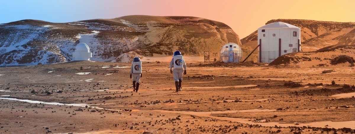 Astronauts on Mars