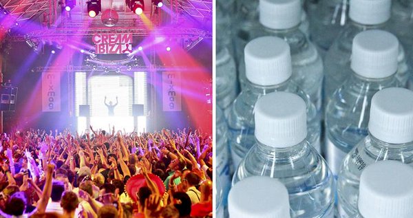 bottled water ibiza