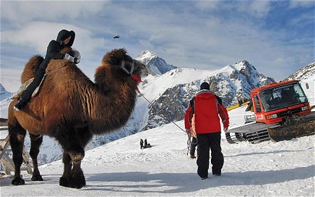 Dombai ski resort Russia