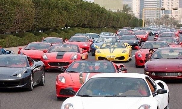 Dubai traffic jam