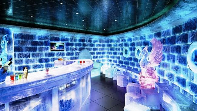 Ice Bar on Cruise Ship