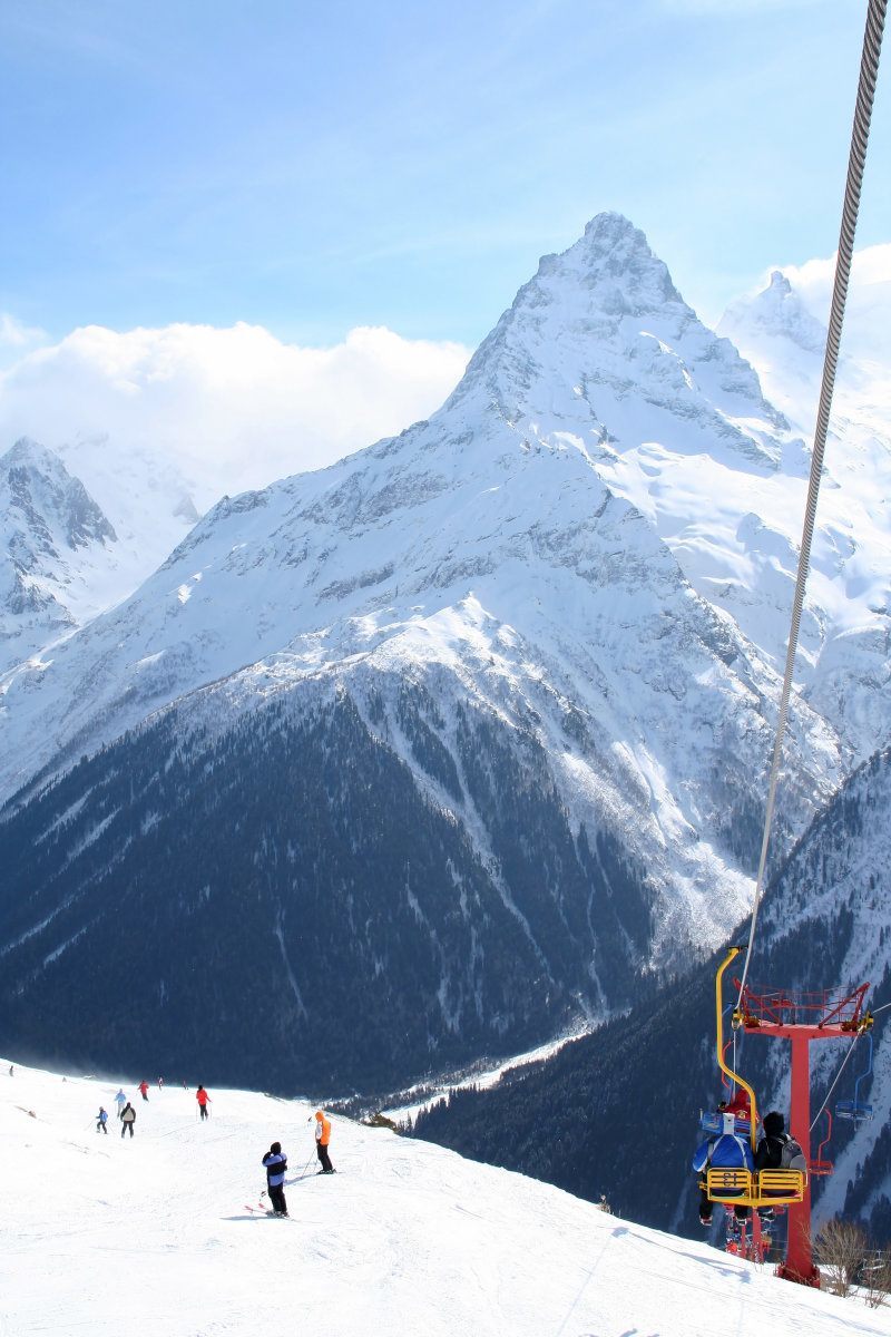 In The Mountains Of Dombai, Caucasus