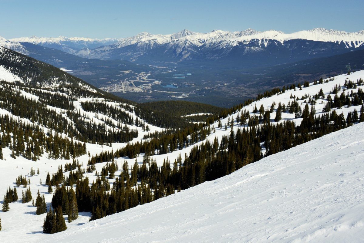 Marmot Basin Ski Hill in Canadian Rockies