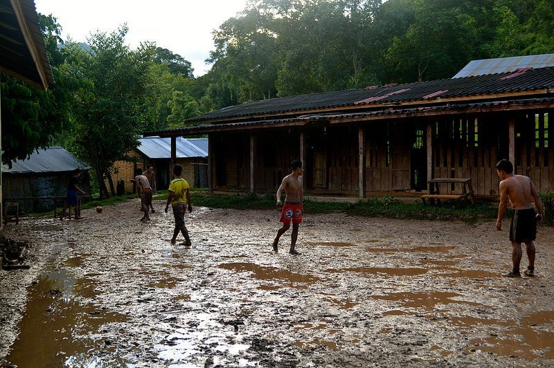 Muddy Football