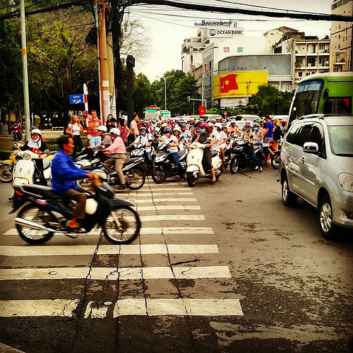 Saigon motorbikes