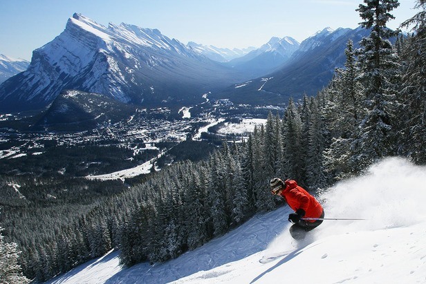 Skiing Mount Norquay
