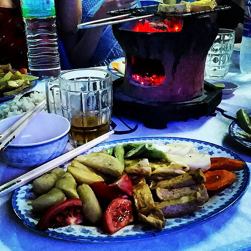 Vietnamese vegetarian barbeque