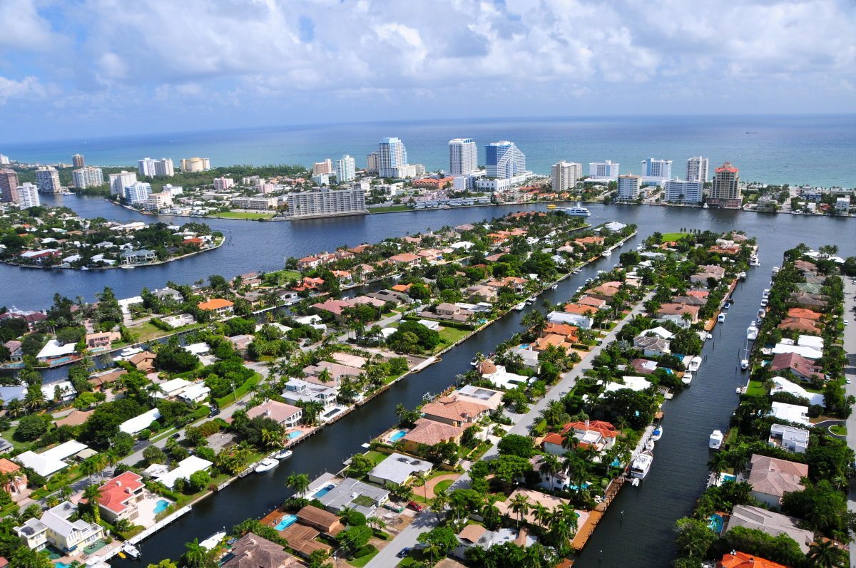 Aerial View Of Fort Lauderdale