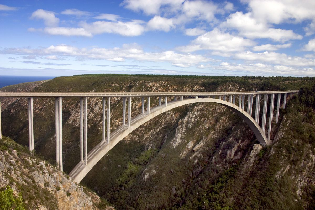 Bloukrans River Bridge On The Garden Route South Africa